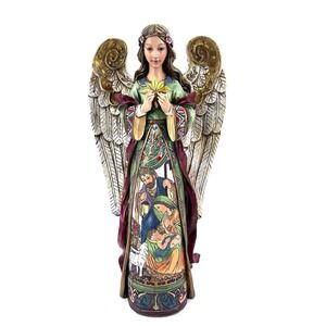 Joseph's Studio Angel Figurine With Nativity Scene Roman‎ Inc. 15" Virgin Mary
